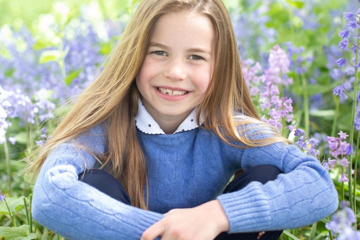 Família real publica fotos para marcar 7 anos da filha de William e Kate (Foto: Reprodução/ Redes sociais)
