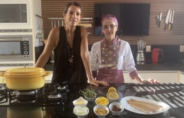 "Roberta Lara com o Chef": Truta crocante ao molho de amêndoas com purê de mandioquinha