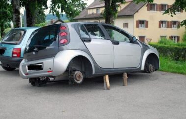 Cadê as rodas do meu carro?