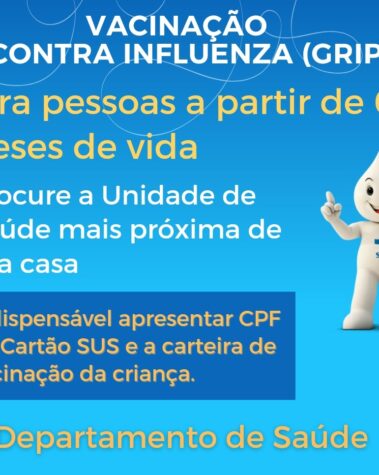 A partir de hoje a vacina contra a influenza está disponível para o público em geral